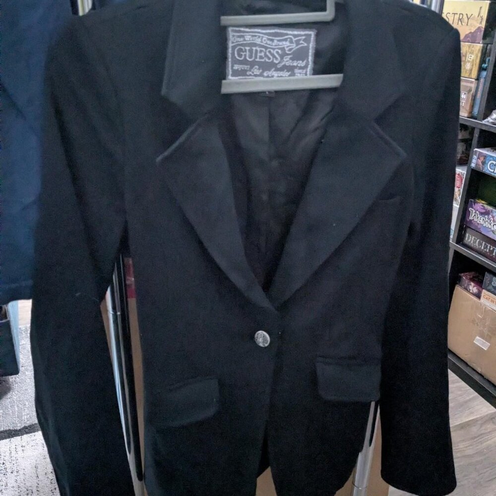 Guess Black Y2K Blazer Small
